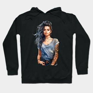 Tattooed Raven Hoodie